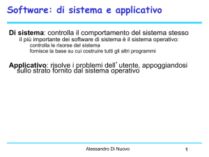 Software: di sistema e applicativo