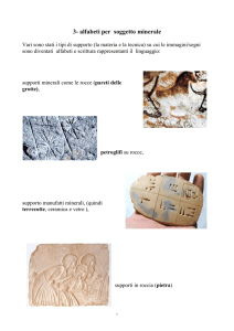 3- alfabeti per soggetto minerale