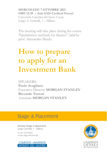 How to prepare to apply for an Investment Bank