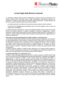 Le basi legali - Banca dello Stato del Cantone Ticino