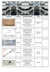 UT49368 UT20417 RESISTENZA ELETTRICA Diametro: 9,5x150