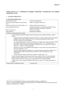 Scheda tecnica n. 23 - Sostituzione di lampade semaforiche a