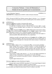 Scheda 5 - Dipartimento di Matematica