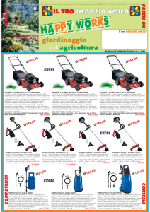 Attrezzature per la cura del prato