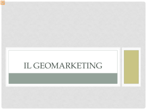 Geomarketing - Università degli studi di Bergamo