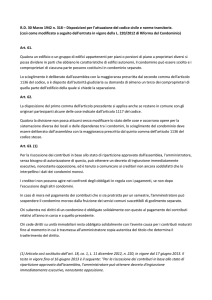 Disp. attuative C.C., artt. 61-72 - Dr Angelo Colombo amministratore