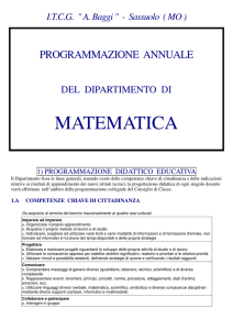 matematica 5e - ITCG Alberto Baggi