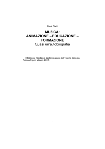 1 Educazione musicale e musicoterapia