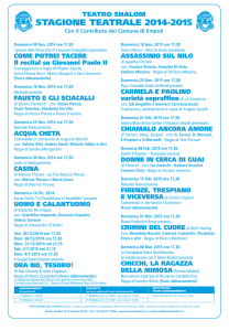 stagione teatrale 2014-2015