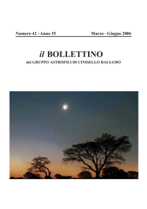 Bollettino GACB n. 42 - Gruppo Astrofili Cinisello Balsamo