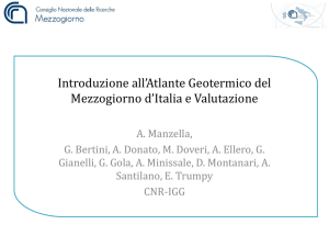 Presentazione di PowerPoint - Geotermia - IGG