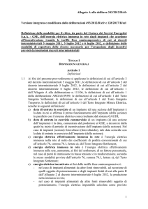 Allegato A alla delibera 343/2012/R/efr 1 Versione integrata e