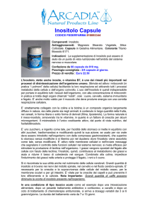 Inositolo Capsule - Arcadia Cosmetics