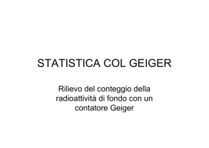 STATISTICA COL GEIGER