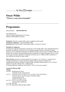 Oscar Wilde Programma