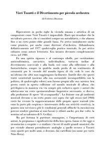 Vieri Tosatti e il Divertimento per piccola orchestra