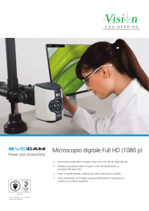 EVO Cam Brochure v1.2 Italian - Microscopio