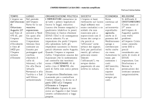 L`IMPERO ROMANO E LA SUA CRISI