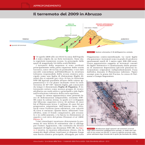 Il terremoto del 2009 in Abruzzo