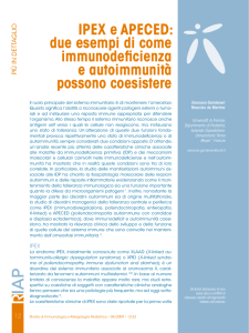 IPEX e APECED: due esempi di come immunodeficienza e