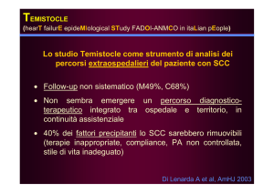 Lo studio Temistocle come strumento di analisi dei percorsi