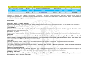 Meccanica Razionale