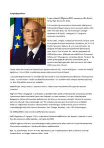 Biografia del Presidente Giorgio Napolitano