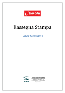 Rassegna Stampa - Unendo Energia Italiana