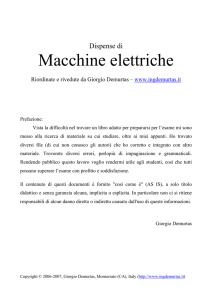 Dispense di macchine elettriche 1