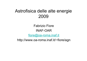 Astrofisica delle alte energie 2009