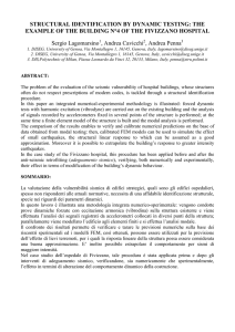 STRUCTURAL IDENTIFICATION BY DYNAMIC TESTING: THE