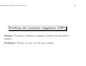 Problema del commesso viaggiatore (TSP)