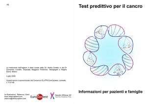 Test predittivo per il cancro