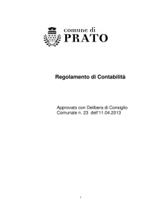 Regolamento di Contabilità