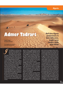 Algeria.Admer Tadrart - Viaggi Avventure nel Mondo