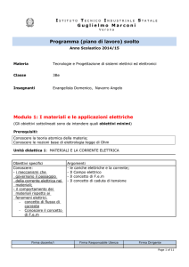 Programma (Piano di lavoro) preventivo