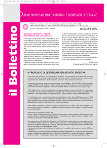 settembre 2013 - Ordine dei Medici di Bergamo