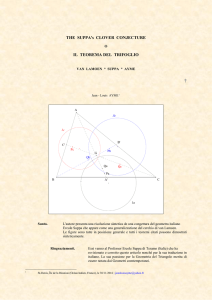 Il teorema del trifoglio - Geometry Géométrie Geometria