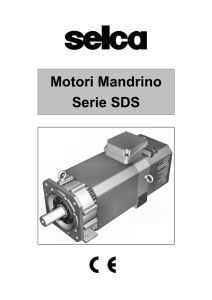 Motori Mandrino Serie SDS - esseci