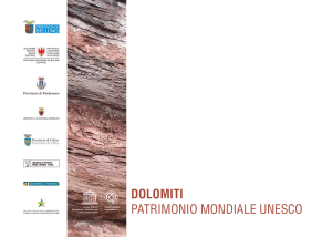 DOLOMITI PATRIMONIO MONDIALE UNESCO