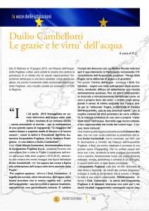 Duilio Cambellotti - Le grazie e le virtù dell`Acqua