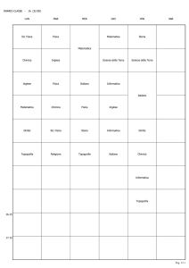 stampa orario classi ita in vigore dal 9 dicembre