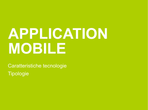 Applicazioni mobile