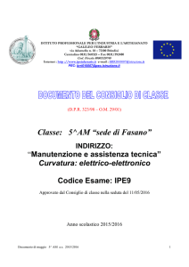 Documento di maggio-2015_16- 5AM - IPSIA