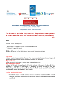 The Australian guideline for prevention, diagnosis