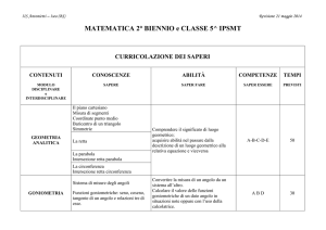 Matematica triennio IPSMT