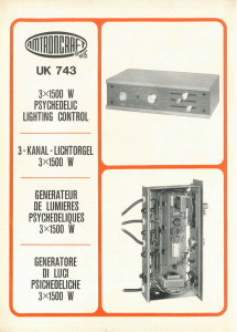 Generatore di luci psichedeliche 3x1500 W - rsp