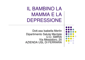 IL BAMBINO LA MAMMA E LA DEPRESSIONE