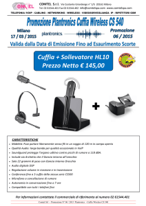 Cuffia + Sollevatore HL10 Prezzo Netto € 145,00