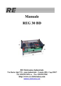 Manuale - Re Elettronica Industriale